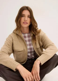 Oversize-Strickjacke|bonprix