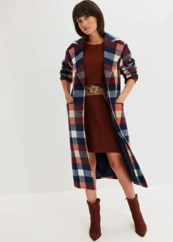 bonprix Kleider|Nachhaltigere Materialien|Oversize-Strickkleid mahagonibraun