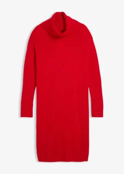 Oversize-Strickkleid mit Rollkragen|bonprix New