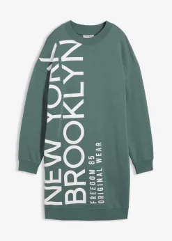 Oversize-Sweatkleid aus weichem Baumwoll-Mix|bonprix Outlet