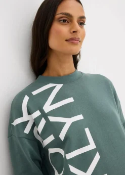 Oversize-Sweatkleid aus weichem Baumwoll-Mix|bonprix Outlet