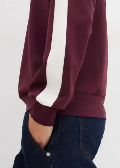 bonprix Sweat|Zweiteiler & Sets|Oversize-Sweatshirt weinrot