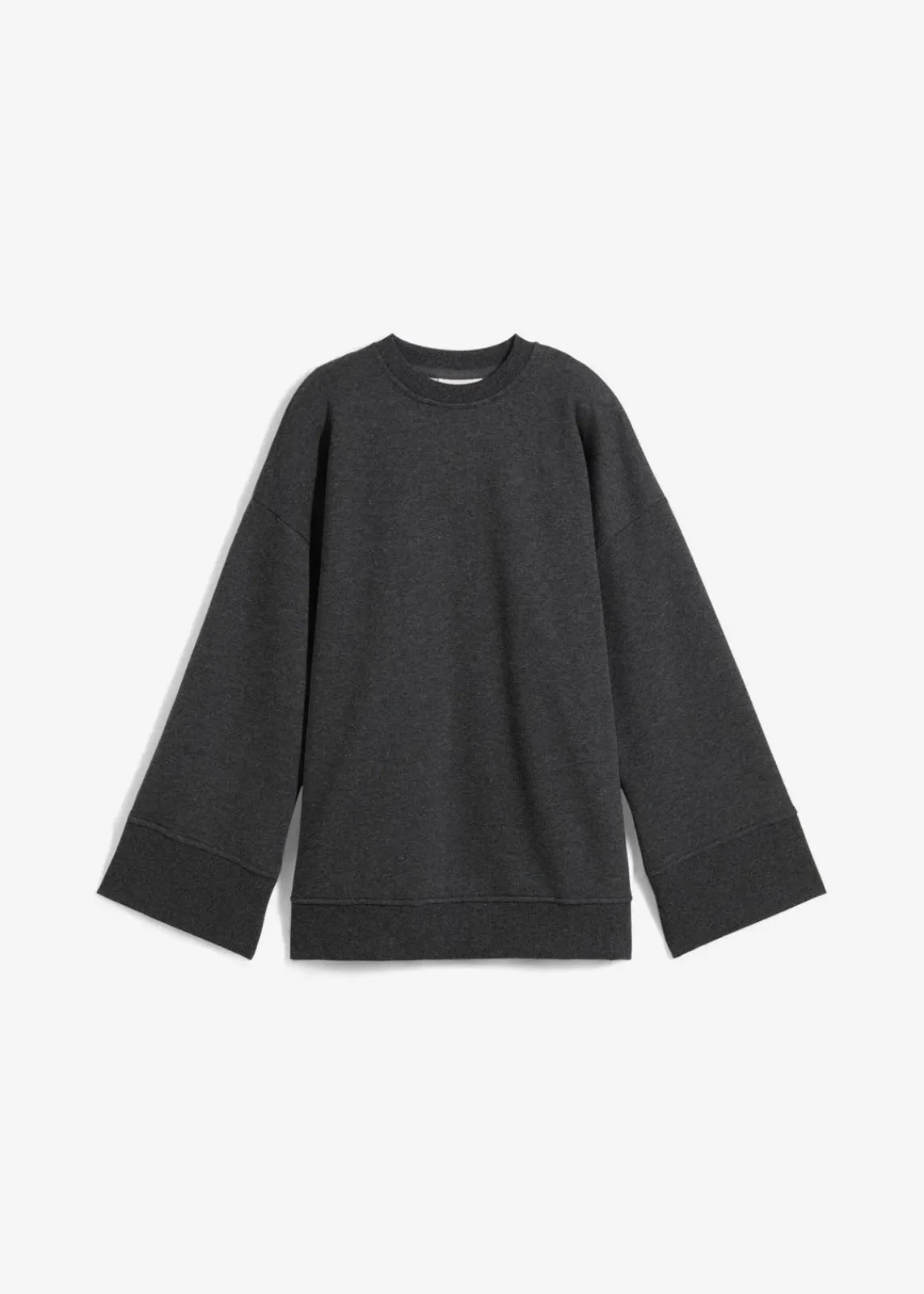 bonprix Sweat|Bekleidung·Blusen & Tuniken|Oversize-Sweatshirt anthrazit meliert meliert