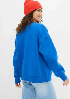 bonprix Sweat|Basics|Oversize-Sweatshirt arktikblau