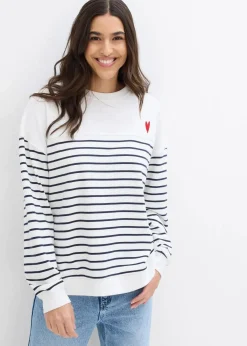 Oversize-Sweatshirt aus Baumwollmix|bonprix Clearance