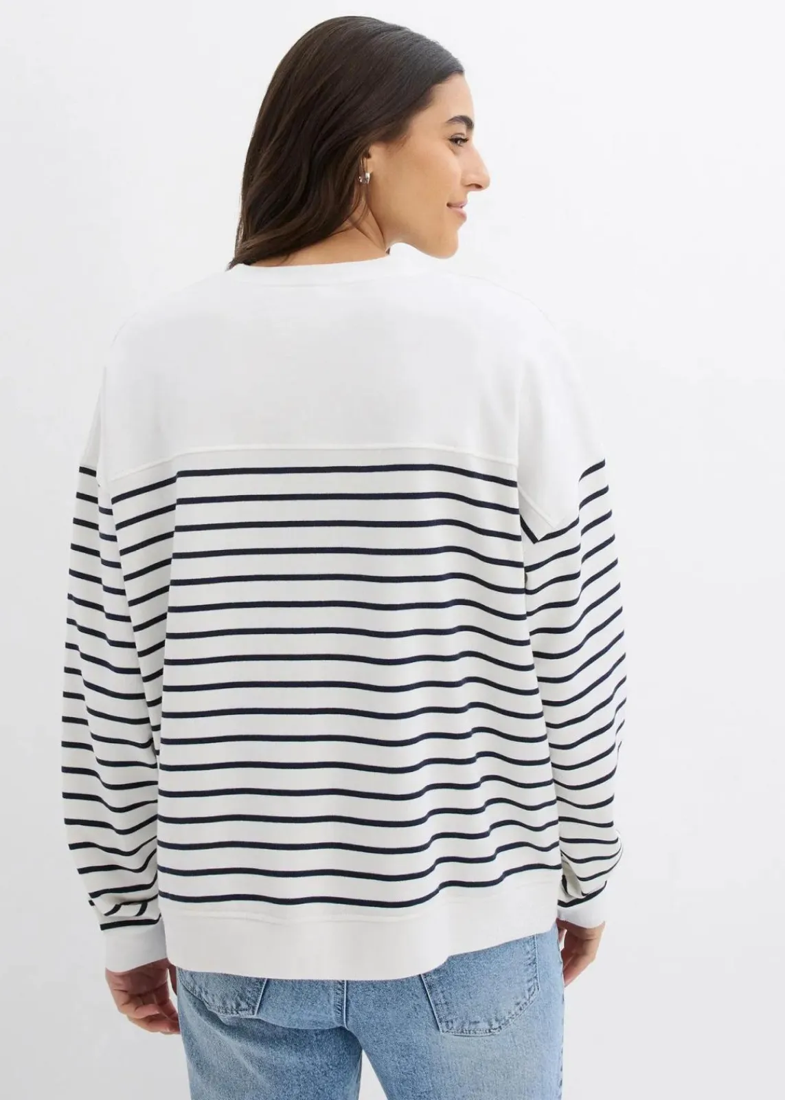 Oversize-Sweatshirt aus Baumwollmix|bonprix Clearance