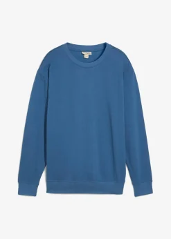 bonprix Große Größen|Basics|Oversize-Sweatshirt aus reiner Bio-Baumwolle blaugrün