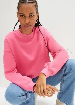 Oversize-Sweatshirt aus reiner Baumwolle|bonprix Hot