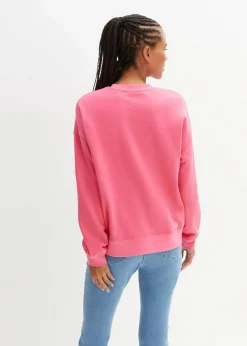 Oversize-Sweatshirt aus reiner Baumwolle|bonprix Hot