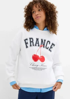 Oversize-Sweatshirt aus reiner Bio-Baumwolle|bonprix