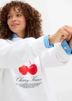 Oversize-Sweatshirt aus reiner Bio-Baumwolle|bonprix