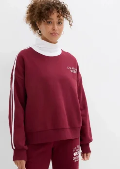 Oversize-Sweatshirt aus weichem Baumwoll-Mix|bonprix New