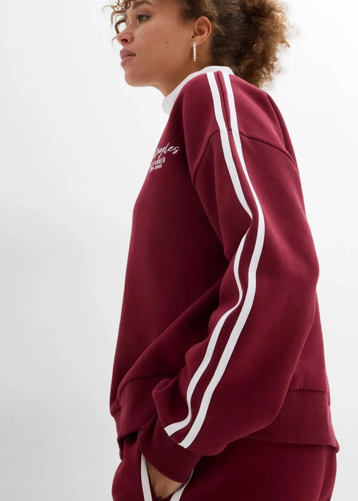 Oversize-Sweatshirt aus weichem Baumwoll-Mix|bonprix New