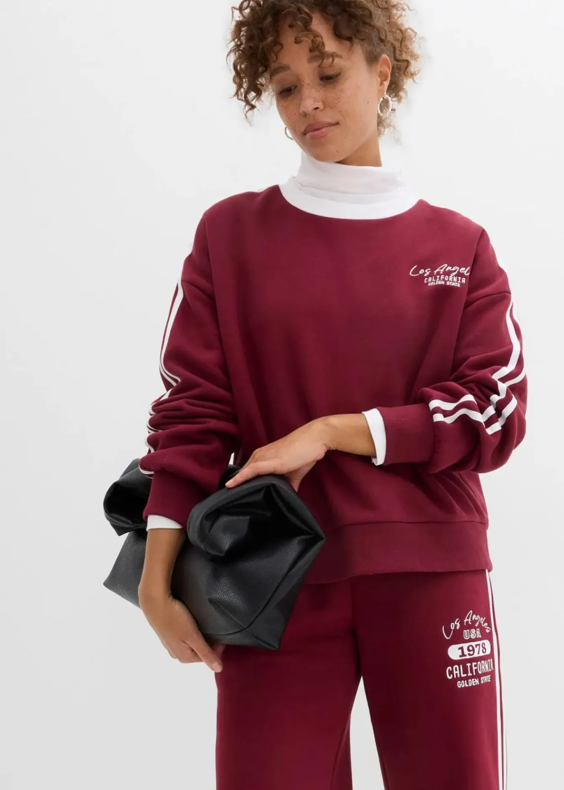 Oversize-Sweatshirt aus weichem Baumwoll-Mix|bonprix New