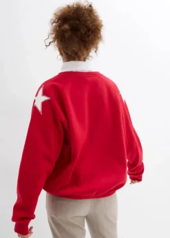 Oversize-Sweatshirt aus weichem Baumwoll-Mix|bonprix Outlet