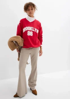 Oversize-Sweatshirt aus weichem Baumwoll-Mix|bonprix Outlet