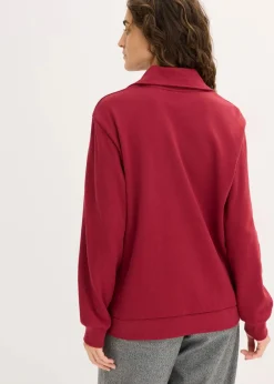 Oversize-Sweatshirt mit Reißverschluss|bonprix Outlet