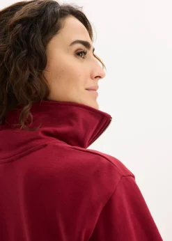 Oversize-Sweatshirt mit Reißverschluss|bonprix Outlet