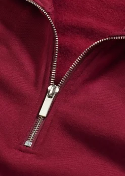 Oversize-Sweatshirt mit Reißverschluss|bonprix Outlet