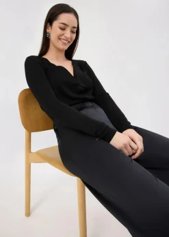 bonprix Bekleidung·Kleider|Hosen|Palazzo-Hose schwarz