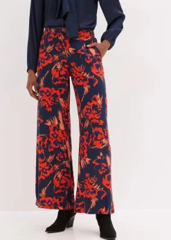 Palazzo-Hose aus leichtem Viskose-Crêpe|bonprix