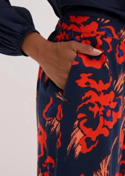 Palazzo-Hose aus leichtem Viskose-Crêpe|bonprix