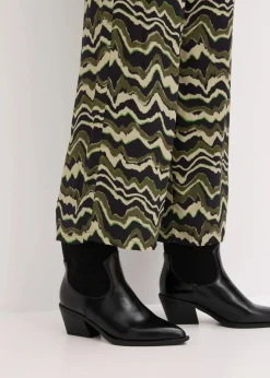 Palazzo-Hose aus leichtem Viskose-Crêpe|bonprix Hot