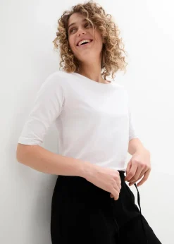 bonprix Bekleidung·Kleider|Hosen|Palazzo-Hose aus reiner Viskose schwarz