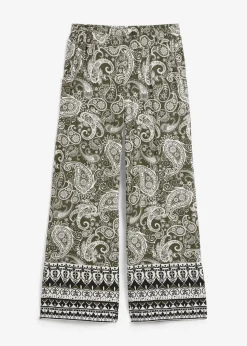 Palazzo-Hose aus softem Viskose-Mix|bonprix New