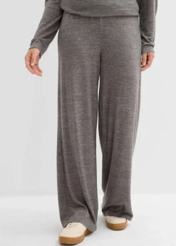 Palazzo-Hose in Strickoptik|bonprix Clearance