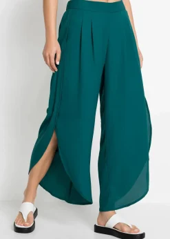 Palazzo-Hose mit Schlitz|bonprix Hot