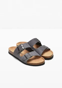 bonprix Pantoletten, Sandalen & Hausschuhe|Pantoletten grau
