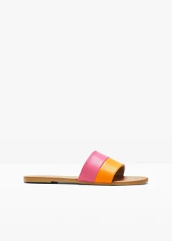 bonprix Sommerschuhe|Pantoletten orange/pink