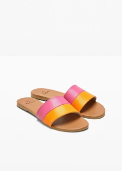 bonprix Sommerschuhe|Pantoletten orange/pink