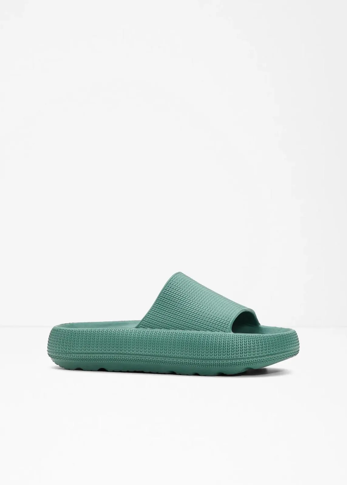 bonprix Sommerschuhe|Pantoletten dunkelgrün