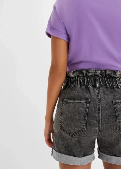 Paperbag Jeans-Shorts|bonprix Online