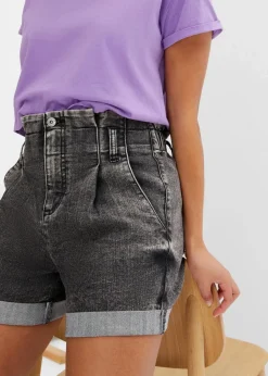 Paperbag Jeans-Shorts|bonprix Online