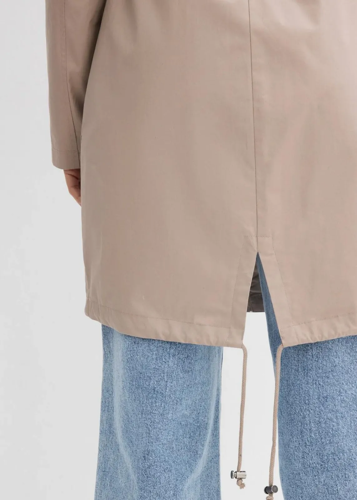 bonprix Jacken & Mäntel|Parka mit Kapuze taupe