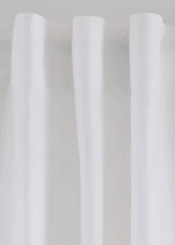 bonprix Vorhänge|Pflegeleichter Vorhang aus Mikrofaser (1er Pack) weiss/grau