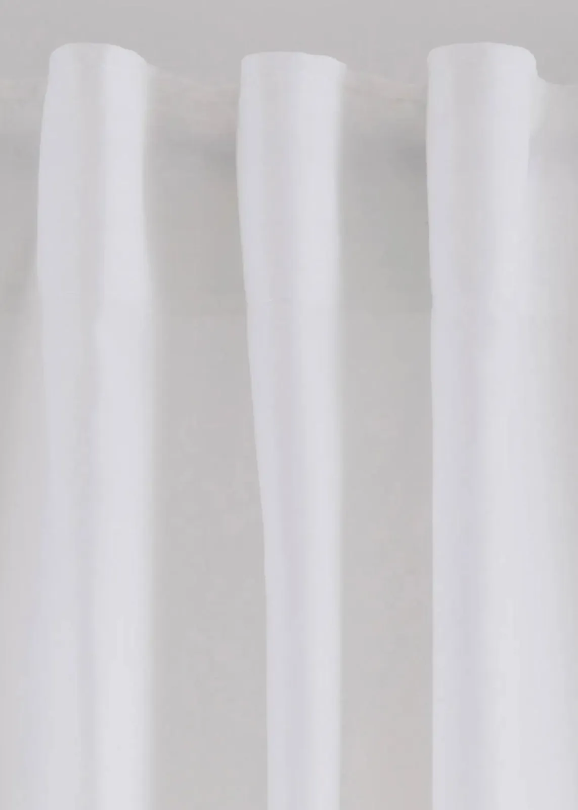 bonprix Vorhänge|Pflegeleichter Vorhang aus Mikrofaser (1er Pack) weiss/grau