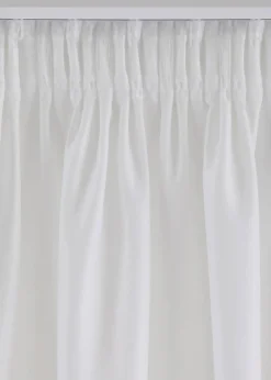 bonprix Vorhänge|Pflegeleichter Vorhang aus Mikrofaser (1er Pack) weiss/grau