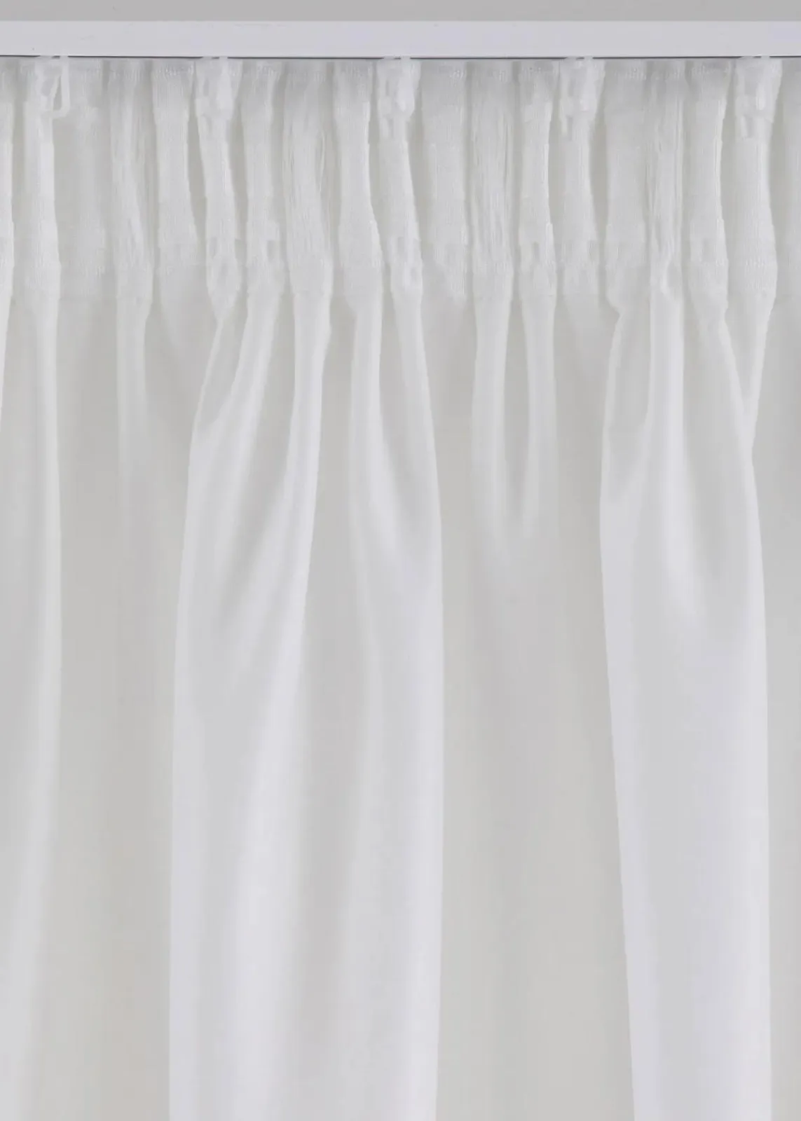 bonprix Vorhänge|Pflegeleichter Vorhang aus Mikrofaser (1er Pack) weiss/grau