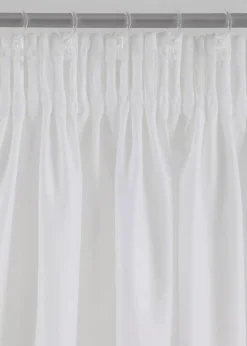 bonprix Vorhänge|Pflegeleichter Vorhang aus Mikrofaser (1er Pack) weiss/grau