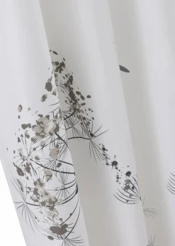 bonprix Vorhänge|Pflegeleichter Vorhang aus Mikrofaser (1er Pack) weiss/grau
