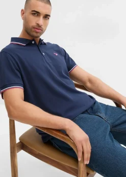 Piqué-Poloshirt aus reiner Bio-Baumwolle|bonprix