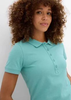 Piqué-Poloshirt aus reiner Bio-Baumwolle|bonprix Discount