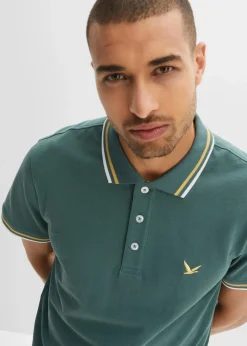 Piqué-Poloshirt aus reiner Baumwolle (2er Pack)|bonprix New