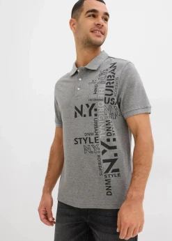 Piqué-Poloshirt aus reiner Baumwolle Slim Fit, Kurzarm|bonprix Sale