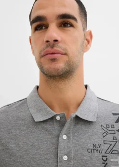 Piqué-Poloshirt aus reiner Baumwolle Slim Fit, Kurzarm|bonprix Sale