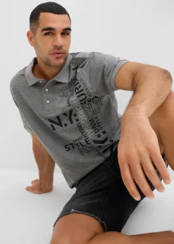 Piqué-Poloshirt aus reiner Baumwolle Slim Fit, Kurzarm|bonprix Sale